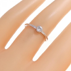 Nhẫn kim cương K10WG 0.10CT 669404