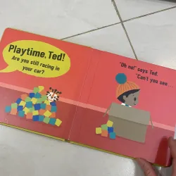 NGOẠI VĂN tiếng anh trẻ em : PLAYTIME WITH TED with BIG FLAPS for little hand - Bloomsbury 1027800