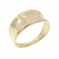 Nhẫn kim cương K18YG 0.05CT