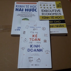 BỘ 3 CUỐN : KINH TẾ + KINH DOANH + KẾ TOÁN