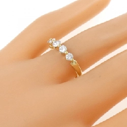 Nhẫn kim cương K18YG 0.52CT 670382