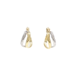 Bông tai 750YG/750WG - Hàng hiệu Authentic