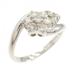 Nhẫn kim cương hoa PT900 0.50CT