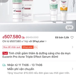 Tinh chất dưỡng mụn Eucerin Slolution New 100% 474684