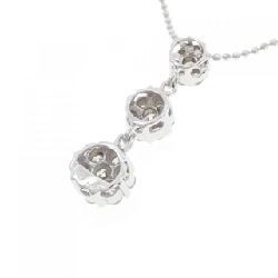 K18WG Hoa Kim Cương Dây Chuyền 1.00CT - Hàng hiệu Chính hãng 861446