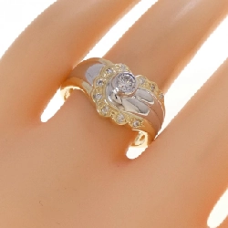 Nhẫn kim cương K18YG/PT900 0.21CT - Hàng hiệu Authentic 848621