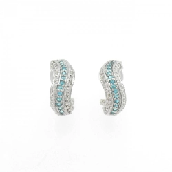 K18WG Tourmaline Bông tai/Khuyên tai 0.32CT - Hàng hiệu Chính hãng