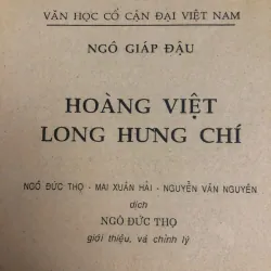 HOÀNG VIỆT LONG HƯNG CHÍ - Tác giả NGÔ GIÁP ĐẬU 597923