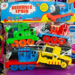 Đồ chơi 4 đầu tàu hỏa Thomas kèm tua vít tháo lắp RL589-17D 139249