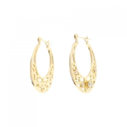 K18YG Bông tai kim cương 0.20CT - Hàng hiệu Chính hãng