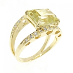 Nhẫn Quarz K18YG - Hàng hiệu Chính hãng