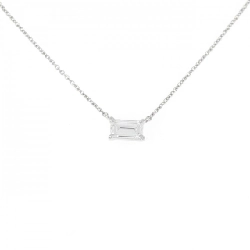 Dây chuyền kim cương PT 0.407CT E VVS2 cắt hình Emerald - Hàng hiệu Chính hãng