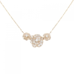 K18PG Vàng hồng Dây chuyền kim cương 0.20CT - Hàng hiệu Chính hãng