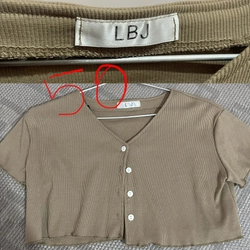 Áo croptop dáng rộng gợi cảm LBJ  270857