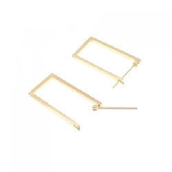 K18YG Bông tai - Hàng hiệu Chính hãng 870424