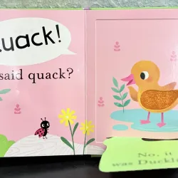 Board book Who Said Peep? - Lật mở sờ chạm gương soi 927871