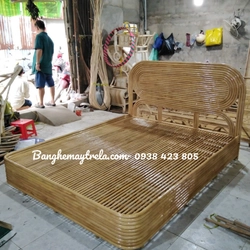 Giường mây tre đan phòng ngủ 512656