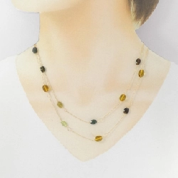 K18YG Tourmaline Necklace - Hàng hiệu Authentic 847888