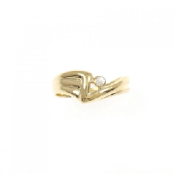 Nhẫn kim cương K18YG 668805