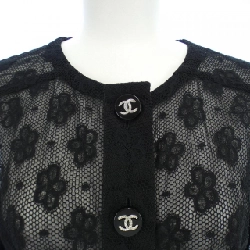 Áo khoác không cổ CHANEL 633282