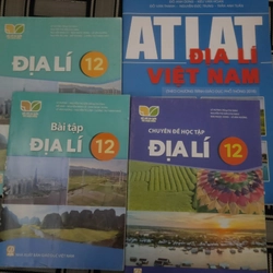 Combo 4 quyển địa lý 12 chương trình kết nối tri thức với cuộc sống 