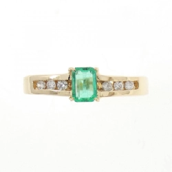 Nhẫn Emerald K18YG 0.19CT - Hàng hiệu Chính hãng 853620