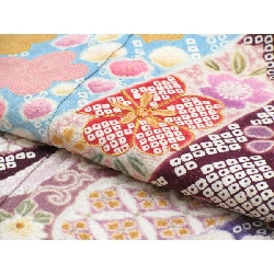 Kimono Furisode nhuộm Bokaashi với thêu Yuzen - Hàng hiệu Authentic 877565