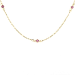 K18YG Nhẫn Ruby - Hàng hiệu Chính hãng