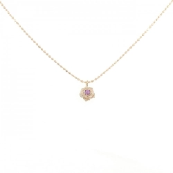 K18PG Vàng Hồng Sapphire Dây Chuyền - Hàng hiệu Chính Hãng