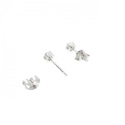 K18WG Bông tai kim cương 0.12CT - Hàng hiệu Chính hãng 865677