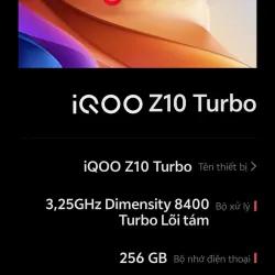 Vivo iqoo z10 turbo 12/256 757633