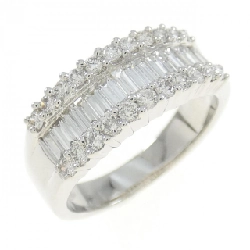 Nhẫn kim cương 750WG 0.95CT