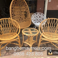 Ghế đơn mây tự nhiên phòng khách 443433