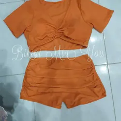 Set Monokini 3 Màu Vàng, Đen, Cam 591633