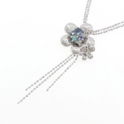 K18WG Hoa Đá Màu Dây Chuyền - Hàng hiệu Chính hãng 857726