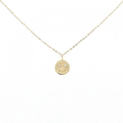 K18YG Nụ cười Kim cương Dây chuyền - Hàng hiệu Chính hãng