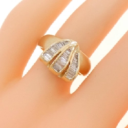 Nhẫn kim cương K18YG 0.45CT - Hàng hiệu Authentic 853831