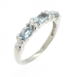Nhẫn Aquamarine PT900 - Hàng hiệu Authentic