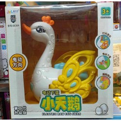 Đồ chơi con thiên nga đẻ trứng chạy bằng pin có đèn và nhạc 0630A Lay egg Swan 