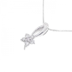 Dây chuyền kim cương hồng K18WG - Hàng hiệu Authentic 860940