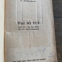 Đại số vui ; 1988 529532
