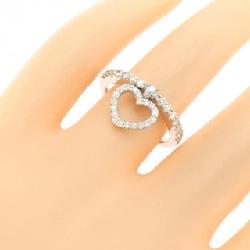 Nhẫn kim cương hình trái tim K18WG 0.47CT 669327