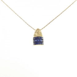 K18YG Sapphire Necklace 0.70CT - Hàng hiệu Authentic