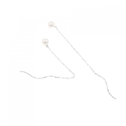 K18WG Bông tai ngọc trai Akoya 4.8mm - Hàng hiệu Chính hãng 870858