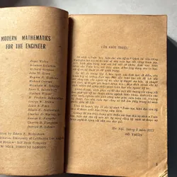 Toán học hiện đại cho kỹ sư Tập 1 - 1978s 739239