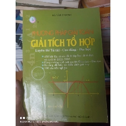 (Sách cũ SCGR) Phương Pháp Giải Toán Giải Tích Tổ Hợp - Hà Văn Chương 2006 VAVO-AK2ST2 Blogmeo090426