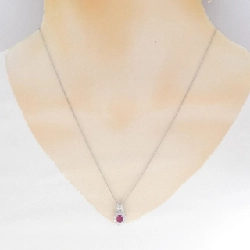 Dây chuyền ruby PT900/PT850 0.40CT - Hàng hiệu Authentic 858784