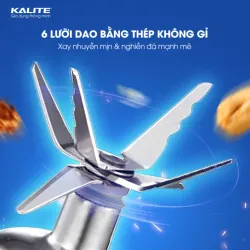 Máy xay sinh tố KALITE KLB630 3 cối màu bạc chĩnh hãng mới 100% 574459
