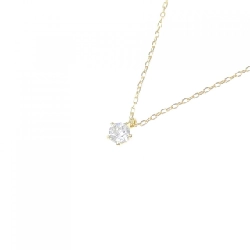 K18YG Solitaire Dây chuyền kim cương 0.08CT - Hàng hiệu Chính hãng 860122