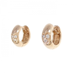 K14PG Bông tai hình trái tim kim cương 0.06CT - Hàng hiệu Chính hãng 870720